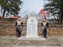Село Горна Гращица - паметник на загиналите във войните - откриване