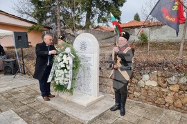 Село Горна Гращица - паметник на загиналите във войните - откриване