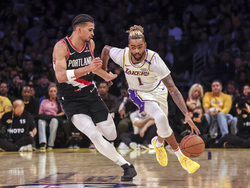 Trail Blazers Lakers Basketball