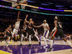 Trail Blazers Lakers Basketball