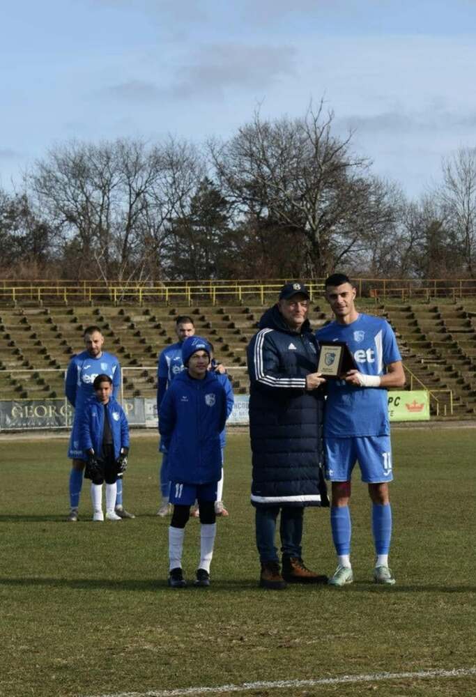 Християн Петков беше избран от феновете за футболист номер 1 в Спартак (Плевен) за 2024-а година