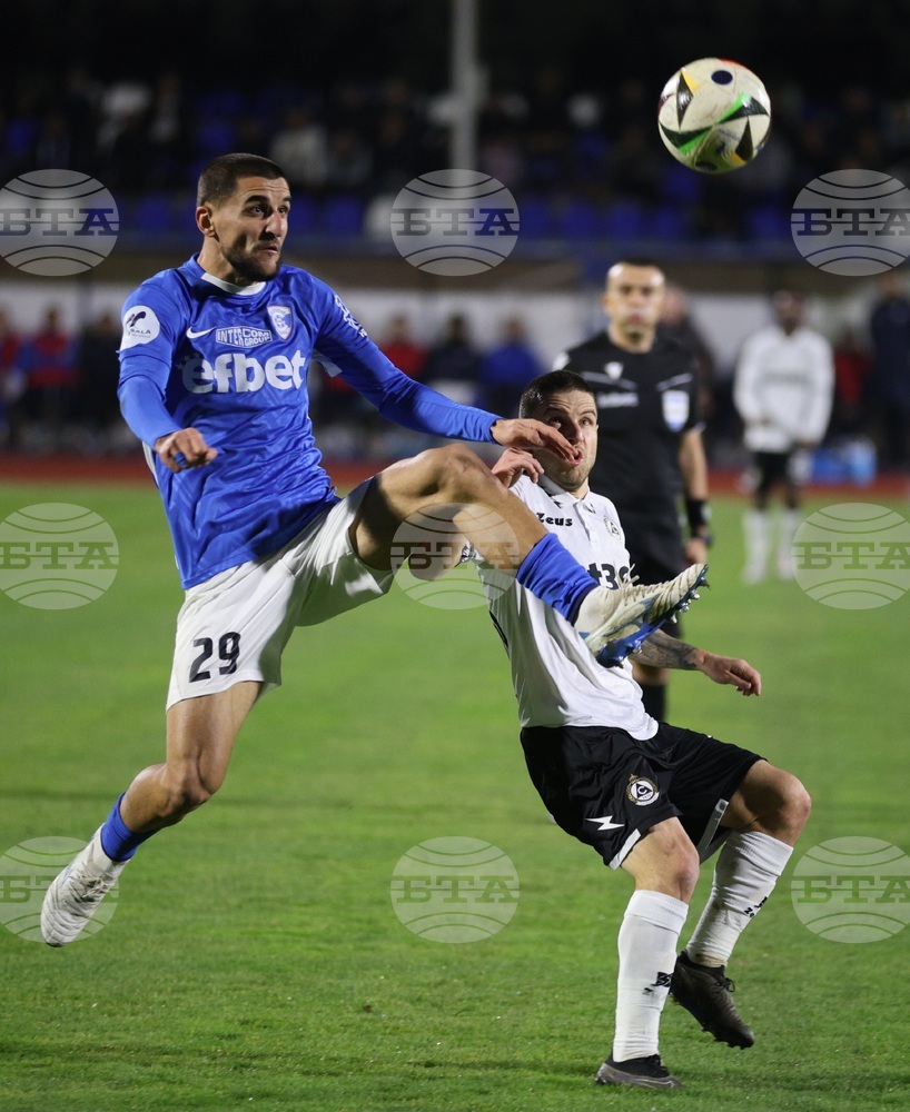 Нападателят на Спартак (Варна) Ахмед Ахмедов е голмайстор на есенния дял в българското футболно първенство