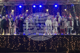 Казанлък - запалване на коледните светлини