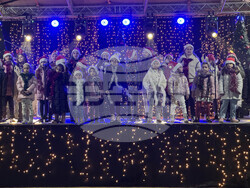 Казанлък - запалване на коледните светлини