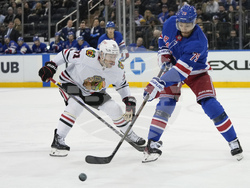 Blackhawks Rangers Hockey