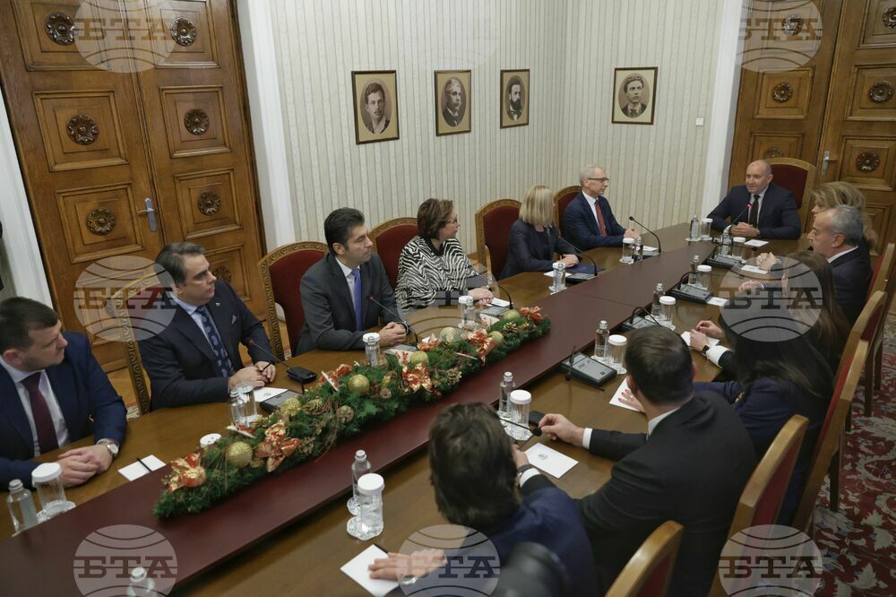 President Holds Cabinet-forming Consultations with CC-DB, GERB-UDF Groups