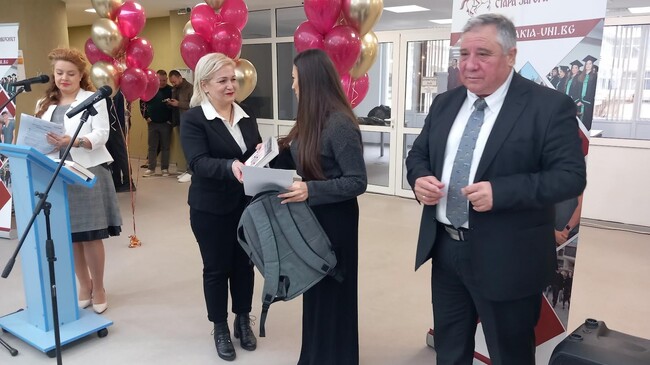 Отлични и изявени студенти от Тракийски университет – Стара Загора бяха наградени