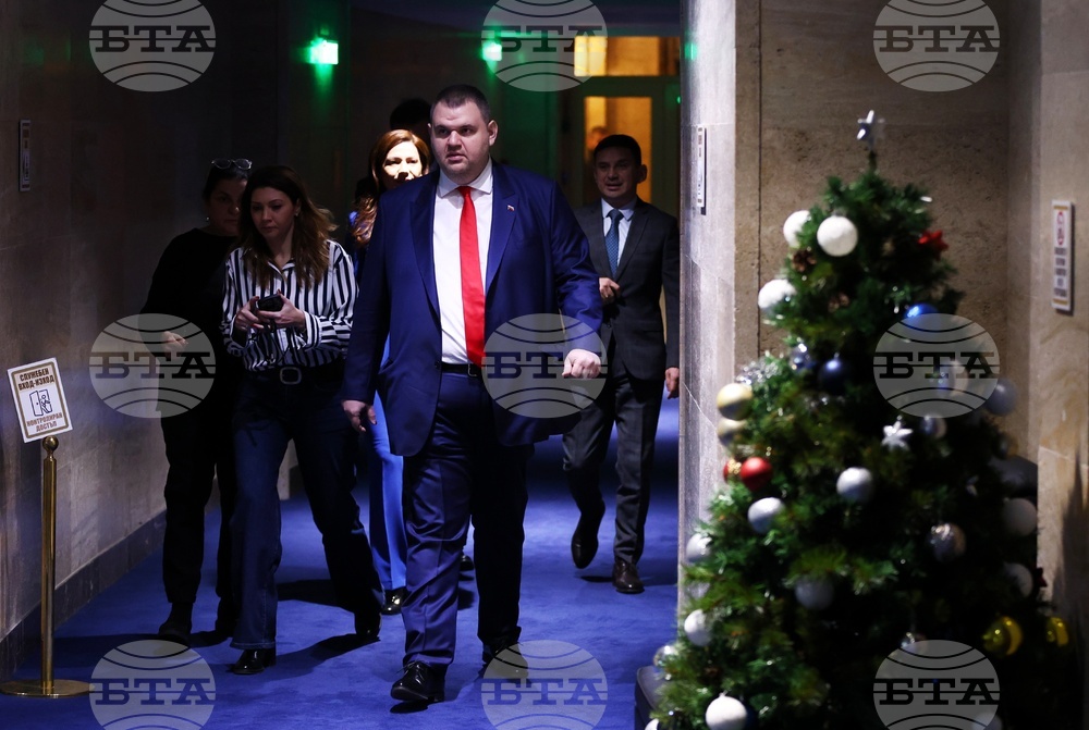 Народно събрание - кулоари - Делян Пеевски - брифинг