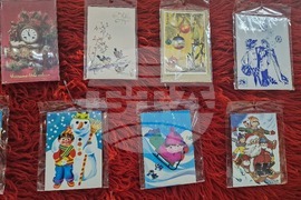 Хасково - Регионална библиотека - Изложба „Новогодишна ретро поща“