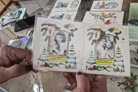 Хасково - Регионална библиотека - Изложба „Новогодишна ретро поща“