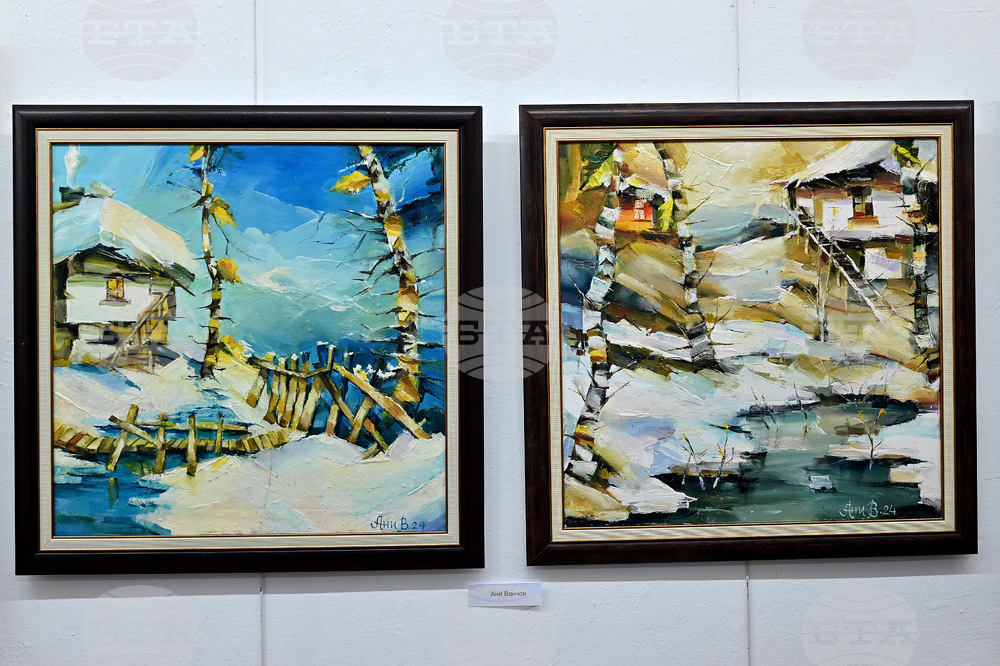 Изложба „Зима“ показват в Монтана творци от Северозападна България