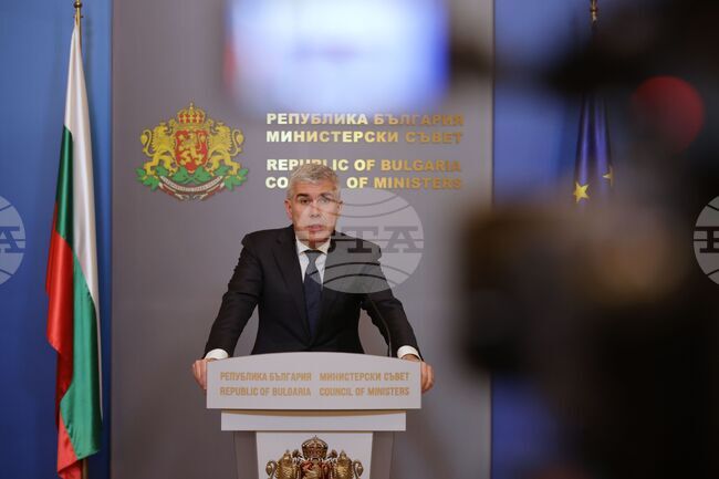 Министерски съвет - Владимир Малинов - пресконференция