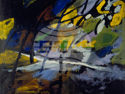 Творба на изложбата на Ивайло Мирчев. Снимка: СБХ