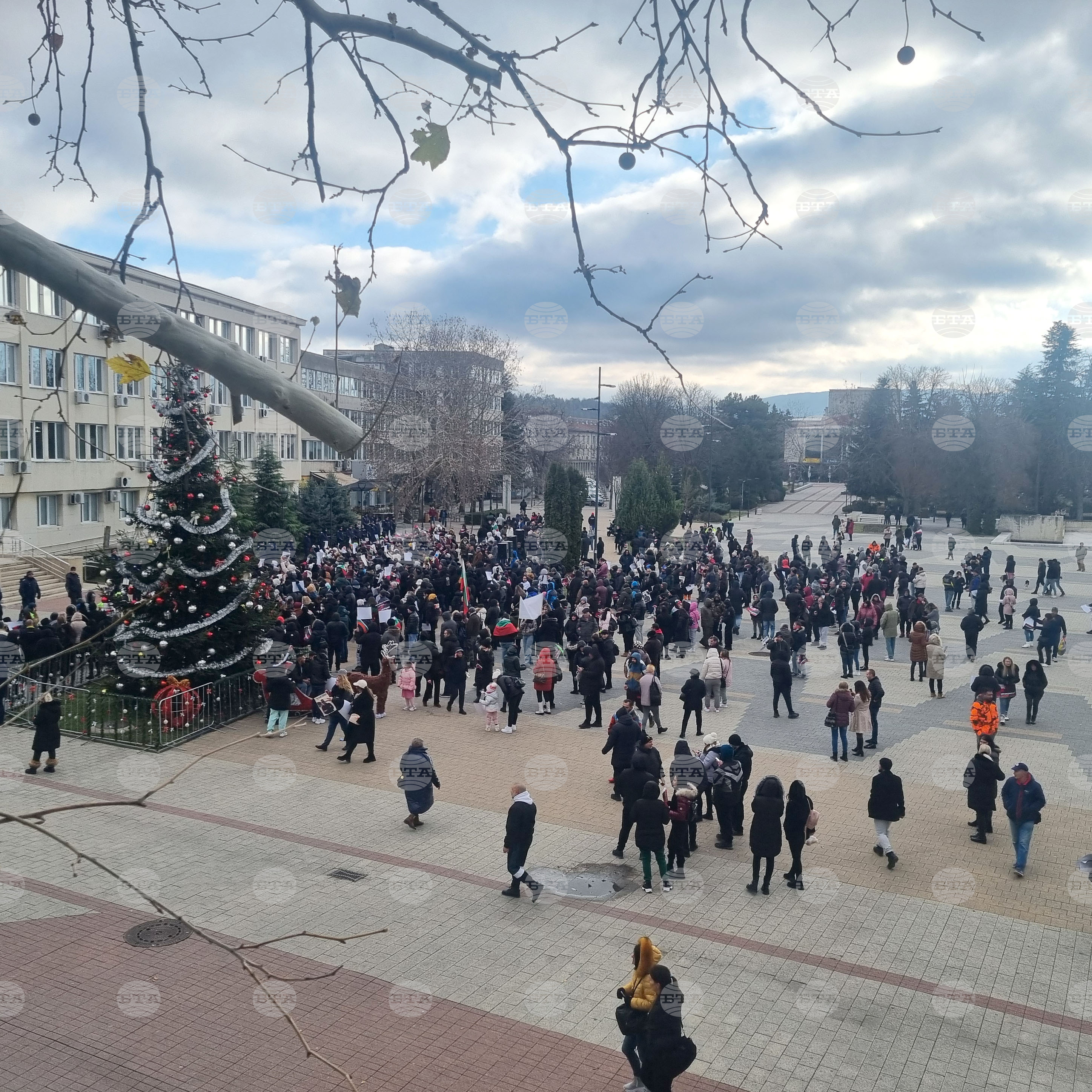 Търговище - протест - Съдебна палата