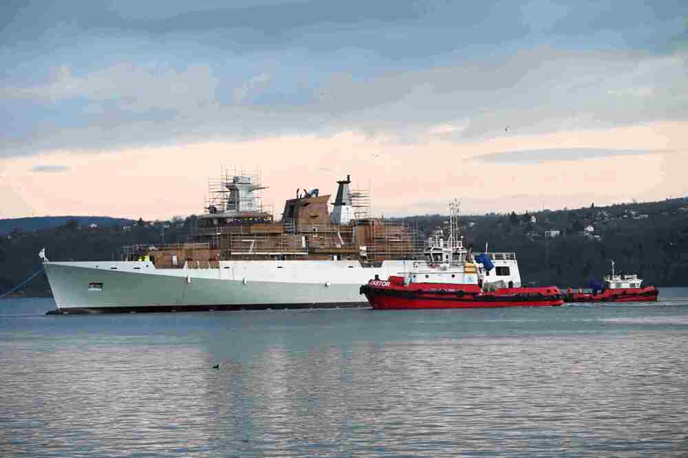 МО: Вторият многофункционален модулен патрулен кораб за Военноморските сили днес беше спуснат на вода