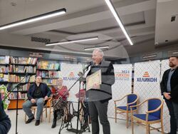 Георги Господинов е тазгодишният носител на литературната награда „Хеликон“. Снимка: Гергана Николова / БТА