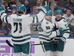Sharks Blues Hockey