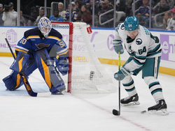 Sharks Blues Hockey