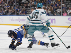 Sharks Blues Hockey