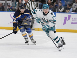 Sharks Blues Hockey