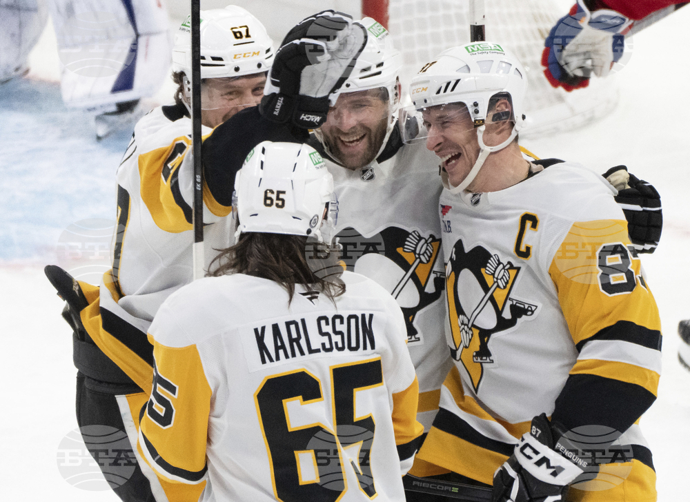 Монреал допусна 9 гола при загубата си от Питсбърг в Националната хокейна лига