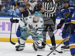 Sharks Blues Hockey