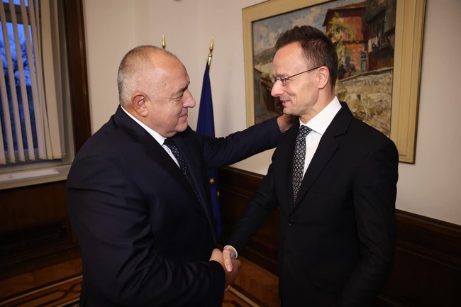GERB Leader Thanks Hungarian Foreign Minister for Hungary Leading Bulgaria's Schengen Accession by Land