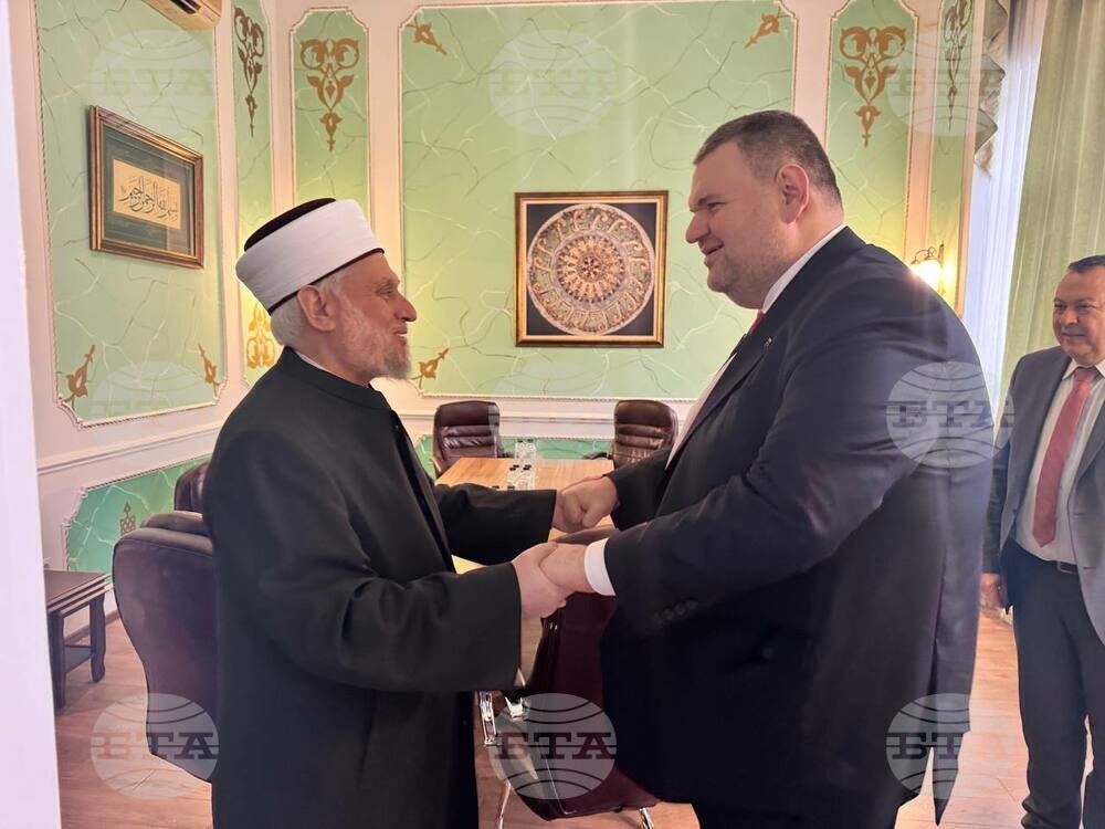 MRF-New Beginning Chair Peevski Meets with Grand Mufti Mustafa Hadzhi