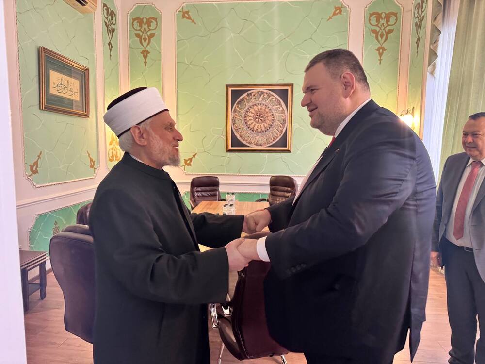 MRF-New Beginning Chair Peevski Meets with Grand Mufti Mustafa Hadzhi