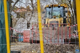 Бургас - улица - ремонт