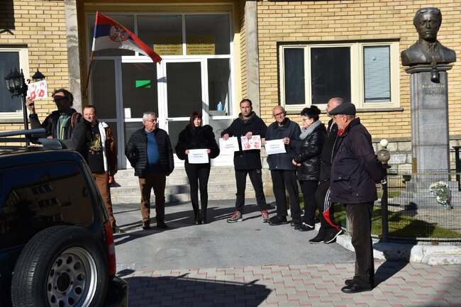 Босилеград се включи в протестите в подкрепа на сръбските студенти