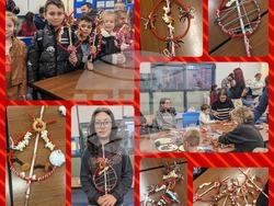 Работилница на тема „Сурва” за ученици и семействата им организираха от училище „Родна реч“ в Лестър, Великобритания