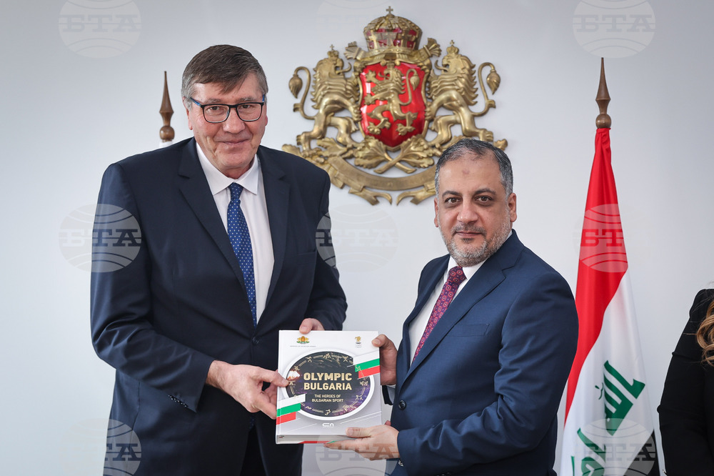 Bulgarian Youth and Sports Minister Confers with Iraqi Counterpart