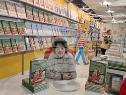 Текла Алексиева на 51-ия международен панаир на книгата в НДК. Снимка: Ваня Сухарова/БТА