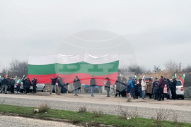 Плевен - протест - блокада на път