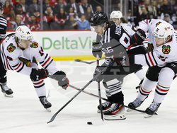 Blackhawks Devils Hockey