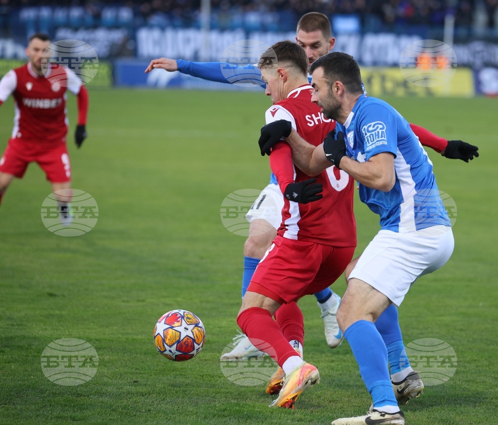 ЦСКА-София вкара четири гола на латвийския Лиепая