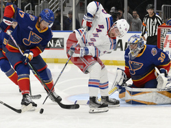Rangers Blues Hockey