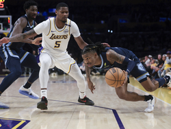 Grizzlies Lakers Basketball