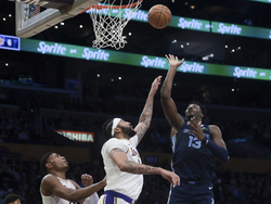 Grizzlies Lakers Basketball