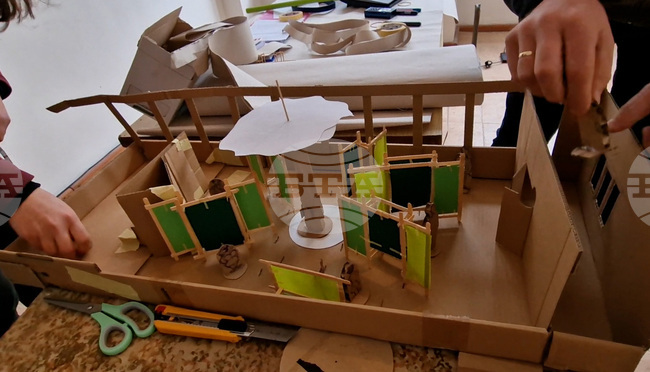 Село Широка лъка - Музей на гората - изграждане