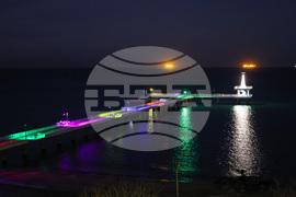 Бургас - коледни светлини