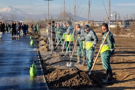 Северна Македония - Мега парк - „ЕС за чист въздух” - дръвчета - засаждане
