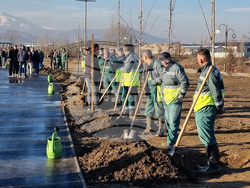 Северна Македония - Мега парк - „ЕС за чист въздух” - дръвчета - засаждане