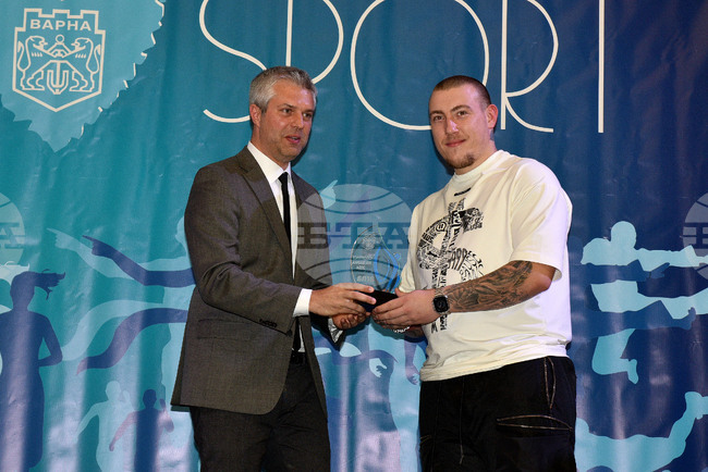 Най-добрите спортисти за 2024 година бяха отличени на церемония във Варна 