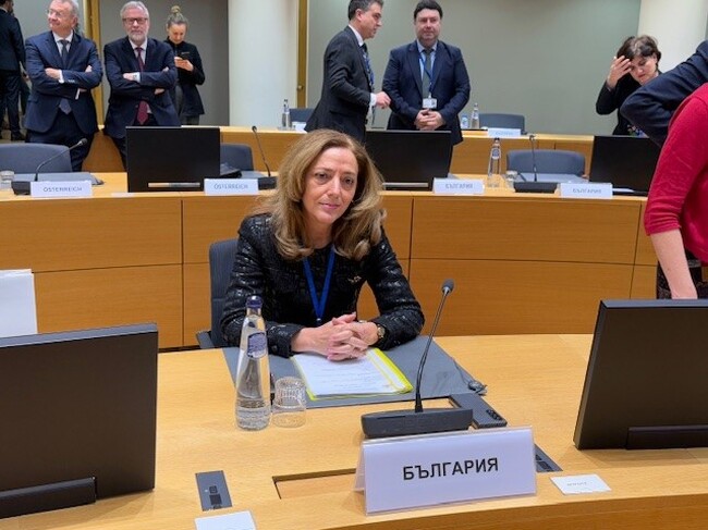 Deputy Foreign Minister Elena Shekerletova Attends General Affairs Council in Brussels