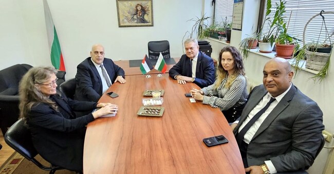 ПП АБВ: Румен Петков се срещна с посланика на Държавата Палестина Н. Пр. Насри Халил Абу Джайш