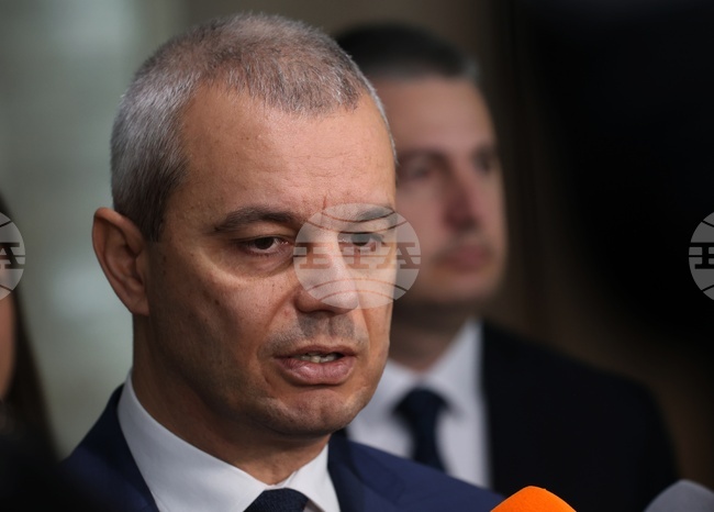 Народно събрание - кулоари - Костадин Костадинов - брифинг