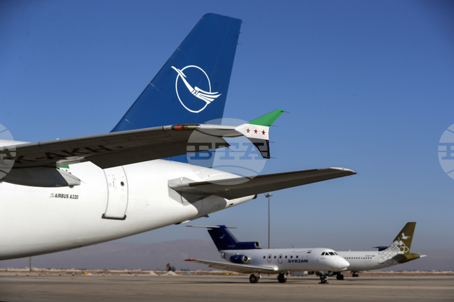 Сирийският национален авиопревозвач спира до второ нареждане всички полети