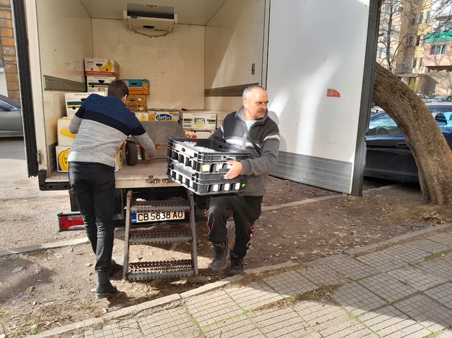 Община Видин получи дарение от хранителни продукти за хора в затруднено положение